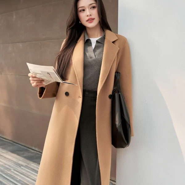 Áo dạ lông cừu Wool Luxe Coat