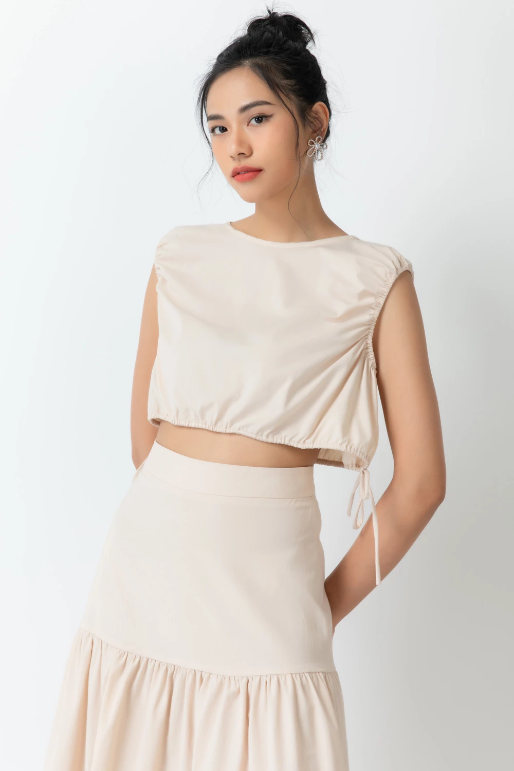 Áo cánh dơi cạp dây rút